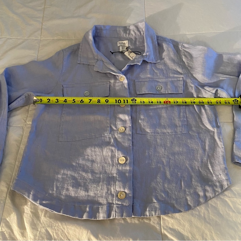 100% Washable Linen Jacket - Picture 3 of 13
